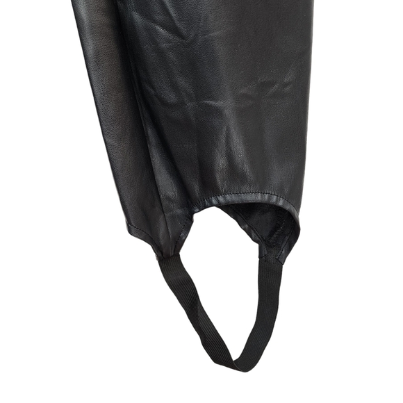 We Wore What Women's Vegan Leather Stirrup Legging - XL - Picture 5 of 7